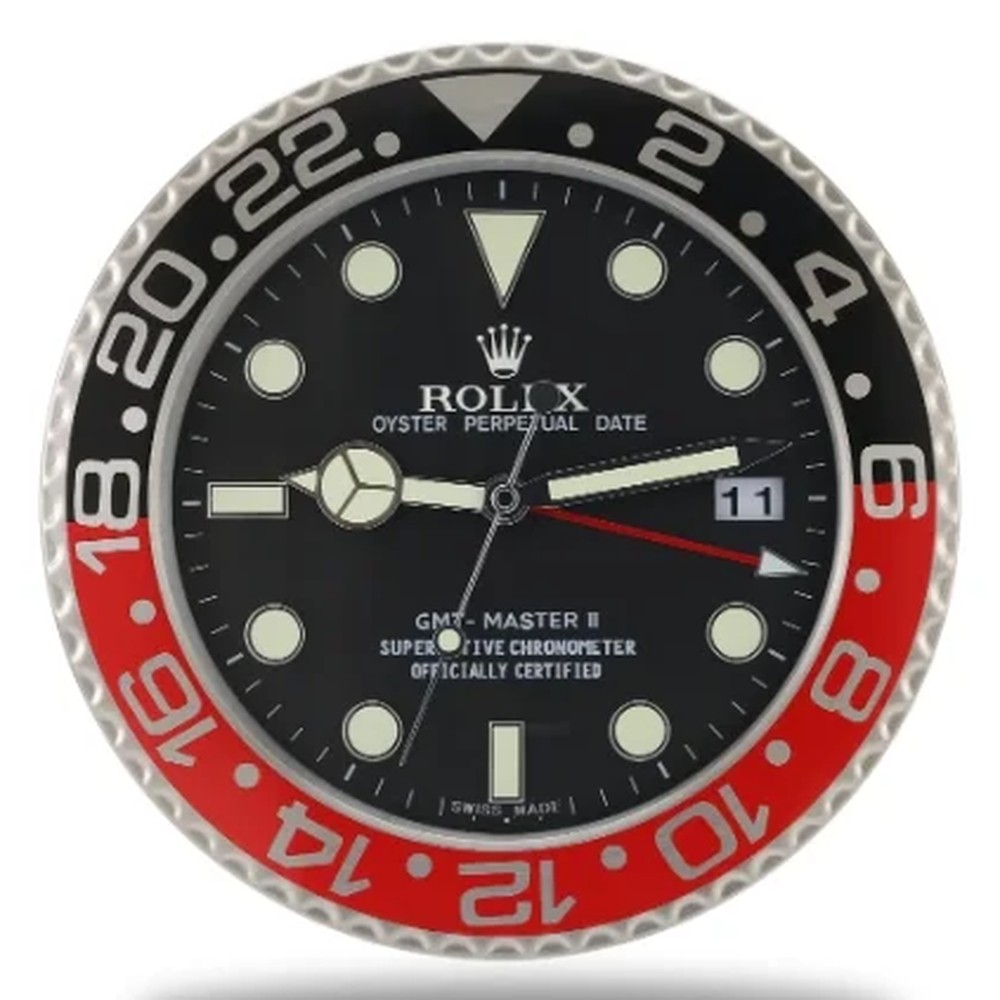 Luxury Wall Clock | Coke Color