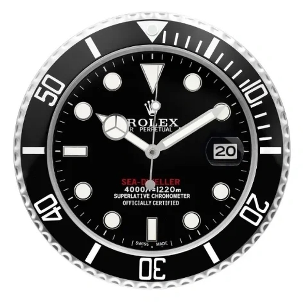 Luxury Wall Clock | Sea Black