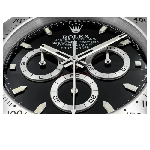 Luxury Wall Clock | Silver & Black