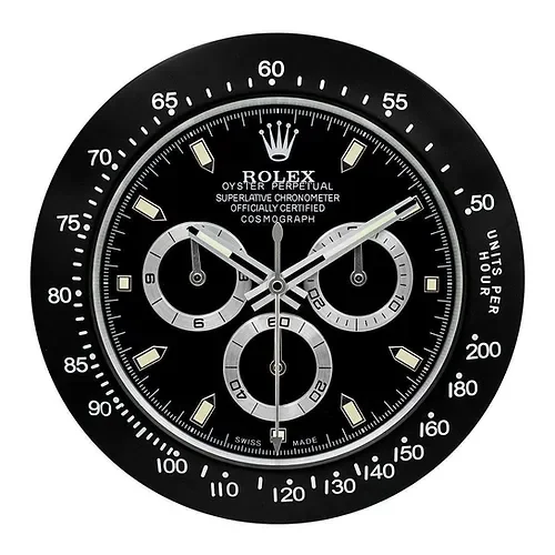 Luxury Wall Clock | Day Black luxury wall clock