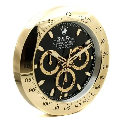 Luxury Wall Clock | Gold & Black