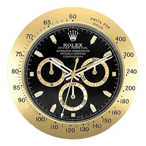 Luxury Wall Clock | Gold & Black luxury wall clock