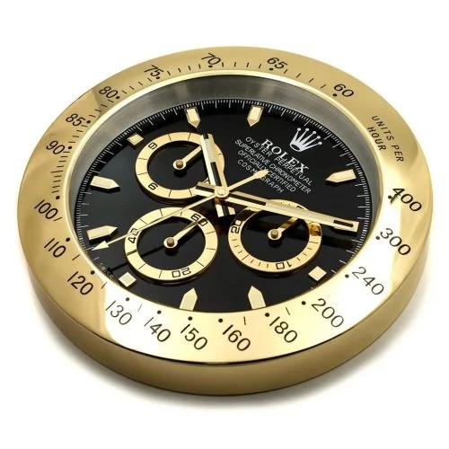 Luxury Wall Clock | Gold & Black