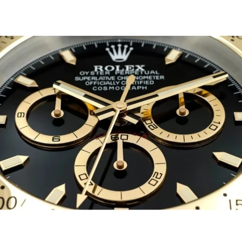 Luxury Wall Clock | Gold & Black