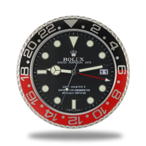 Luxury Wall Clock | Coke Color luxury wall clock