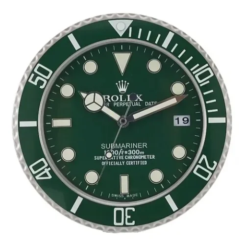 Luxury Wall Clock | Green Color luxury wall clock