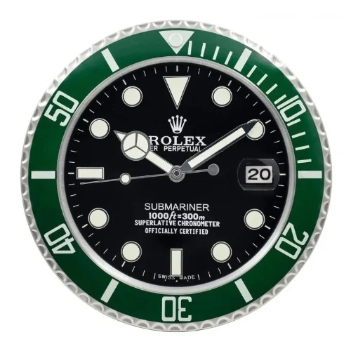 Luxury Wall Clock | Sub Black & Green Color luxury wall clock