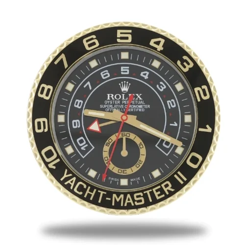 Luxury Wall Clock | Yacht Black & Gold Color luxury wall clock